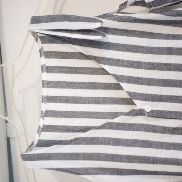 Striped Asymmetrical Dress - Picture 4 of 5